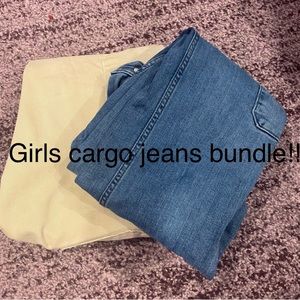 ⚠️SOLD⚠️Zara kids cargo jeans bundle 13-14 year olds